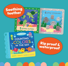 Load image into Gallery viewer, Counting Colors In The Sea Teether Book
