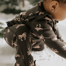 Load image into Gallery viewer, Charcoal Floral 2pc Set
