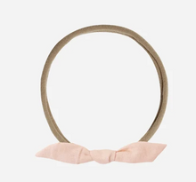 Load image into Gallery viewer, Blush Woven Little Knot Headband
