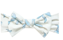 Load image into Gallery viewer, Copper Pearl Knit Headband Bow
