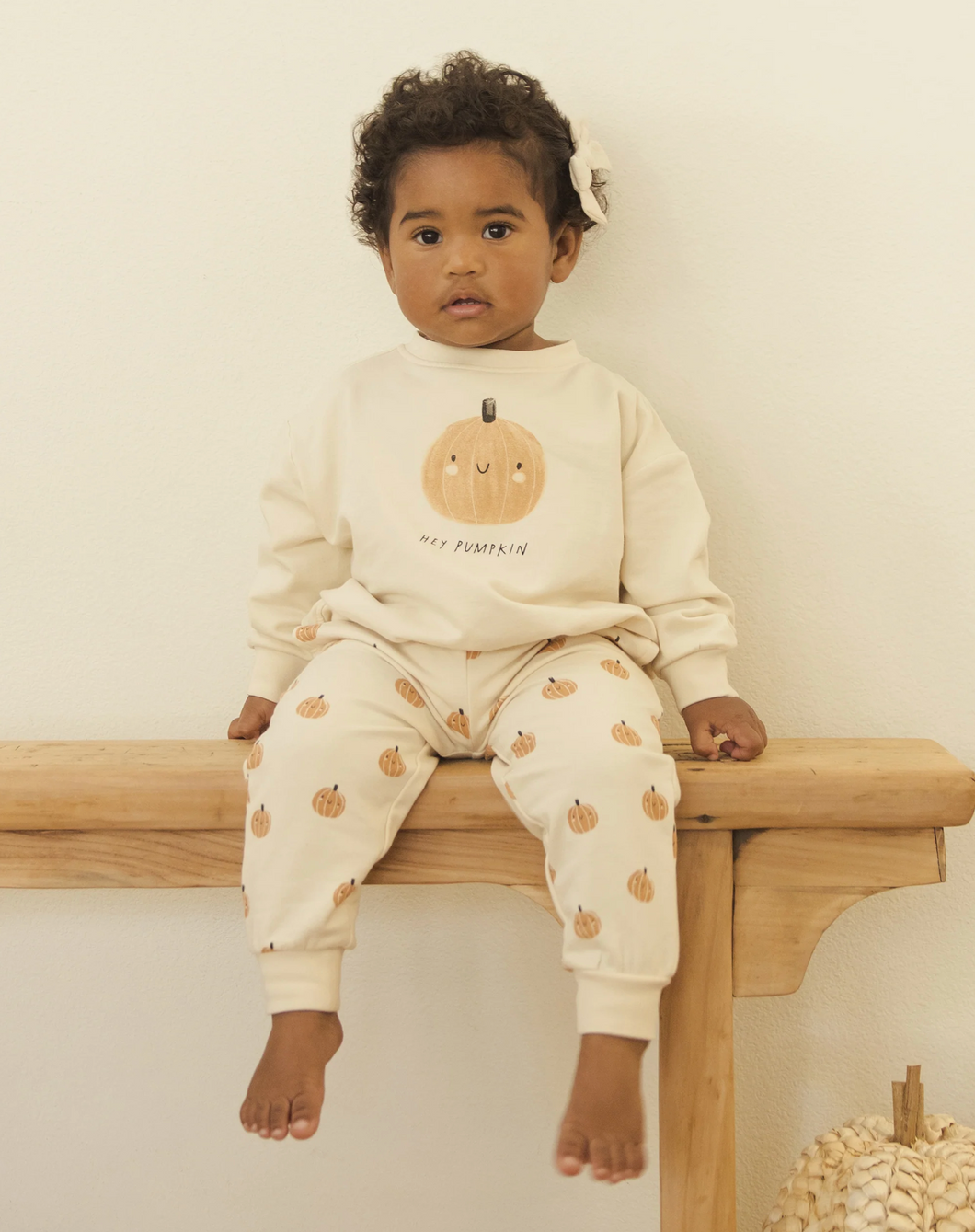 Smiley Pumpkins Relaxed Fleece Jog Set