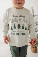 Load image into Gallery viewer, Farm Fresh Christmas Trees Boxy Sweatshirt
