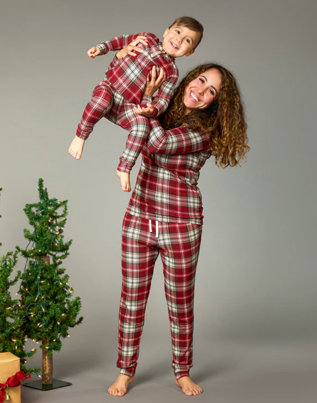 Classic Plaid Mom & Dad Pajamas