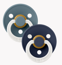 Load image into Gallery viewer, BIBS Colour GLOW 2 Pack Pacifiers
