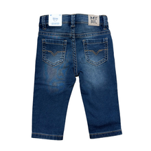 Load image into Gallery viewer, Baby Boy Dark Wash Slim Fit Stretch Denim
