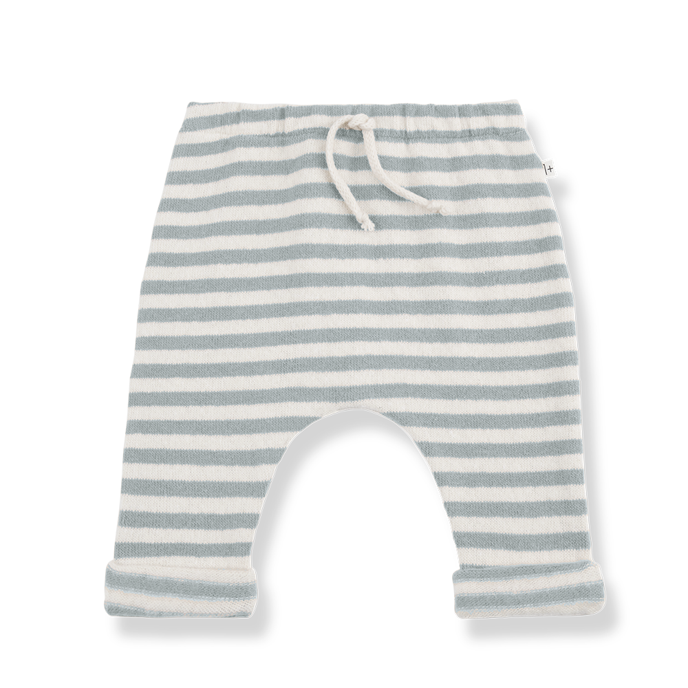 VICENS Dusty Blue Stripe Cozy Pant