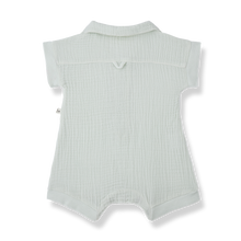 Load image into Gallery viewer, VITTORIO Pale Mint Shortie Romper
