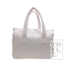 Load image into Gallery viewer, Quilted Stroller Bag - Pimlico Stripe Pink
