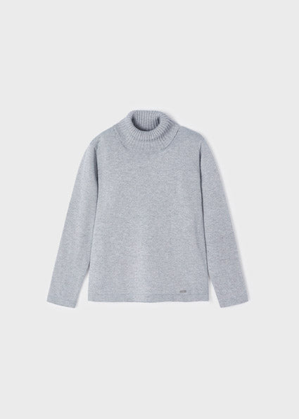 Grey Shimmer Turtleneck