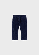 Load image into Gallery viewer, Navy Cord Lined Pant
