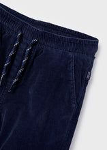 Load image into Gallery viewer, Navy Cord Lined Pant
