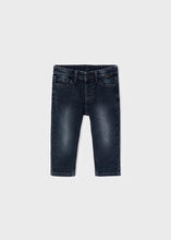 Load image into Gallery viewer, Black Slim Fit Soft Denim Pant
