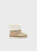 Load image into Gallery viewer, Natural Faux Fur Trim Boot
