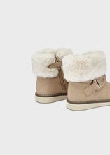 Load image into Gallery viewer, Natural Faux Fur Trim Boot
