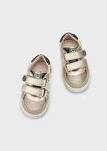 Load image into Gallery viewer, Gold Mix Shimmer Sneaker
