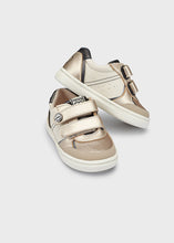 Load image into Gallery viewer, Gold Mix Shimmer Sneaker
