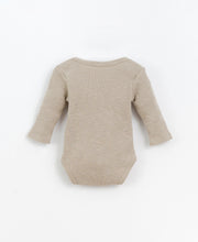 Load image into Gallery viewer, Taupe Ribbed Bodysuit
