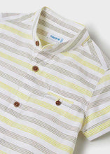 Load image into Gallery viewer, Olive Striped Button Up

