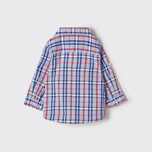 Load image into Gallery viewer, Royal Blue Plaid Top

