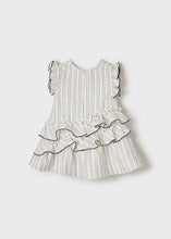 Load image into Gallery viewer, Asymmetrical Frill Stripes Dress
