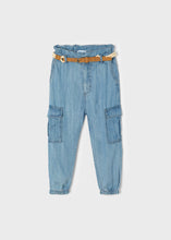 Load image into Gallery viewer, Denim Flowy Jog Pant

