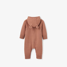 Load image into Gallery viewer, Rust Knit Hooded Coverall
