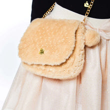 Load image into Gallery viewer, Taffy Faux Fur Crossbody Bag
