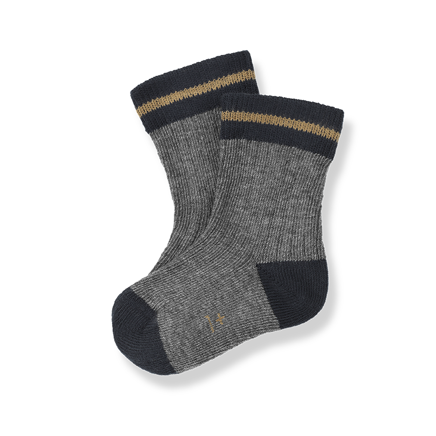 Mei Grey Socks