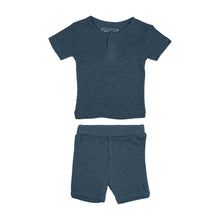 Load image into Gallery viewer, Dolphin Pointelle Tee &amp; Shorts Set
