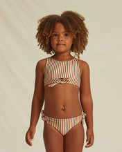 Load image into Gallery viewer, Rust Stripe Knotted Bikini
