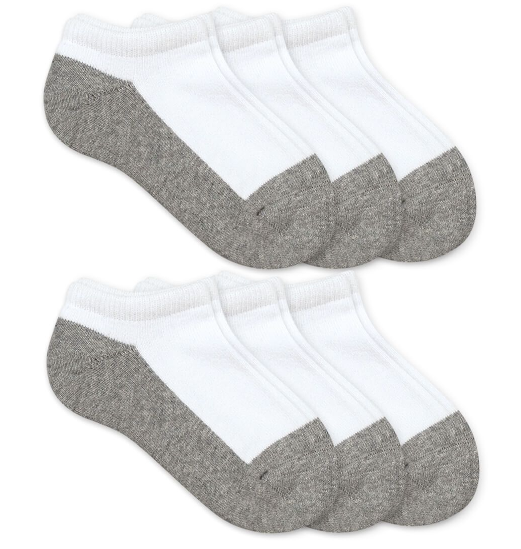 Grey/White Mix Sock 6pk