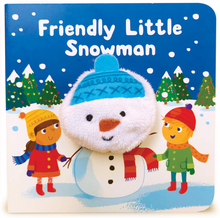 Load image into Gallery viewer, Friendly Little Snowman Puppet Book
