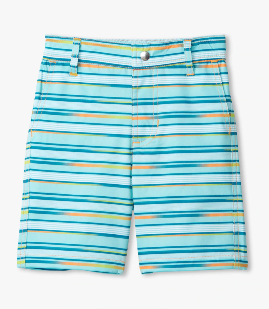 Ocean Stripes Quick Dry Shorts