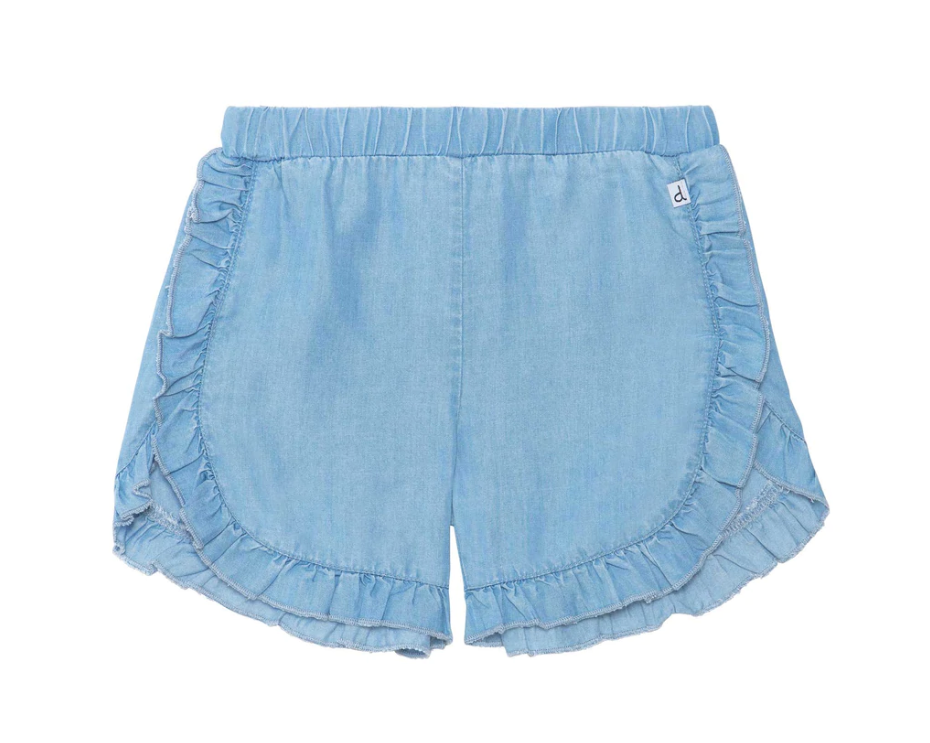 Light Blue Frill Shorts