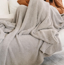 Load image into Gallery viewer, Taupe Bamboni Extra Large Throw Blanket
