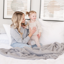 Load image into Gallery viewer, Grey Bamboni Extra Large Throw Blanket
