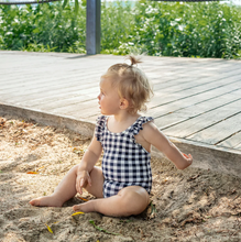 Load image into Gallery viewer, Navy Gingham Swimsuit
