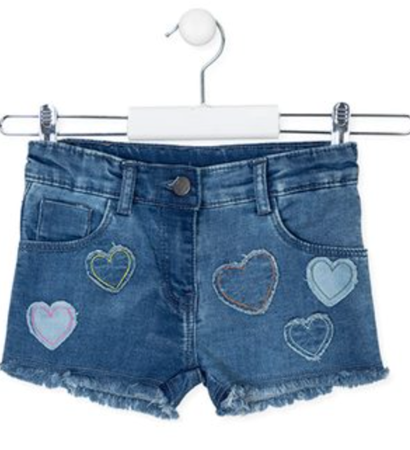 Patch Heart Shorts