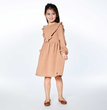 Load image into Gallery viewer, Butterscotch Frill  Dress
