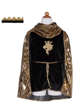 Load image into Gallery viewer, Gold Knight Tunic/Cape/Crown Set
