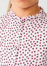 Load image into Gallery viewer, Chiffon Hearts Blouse
