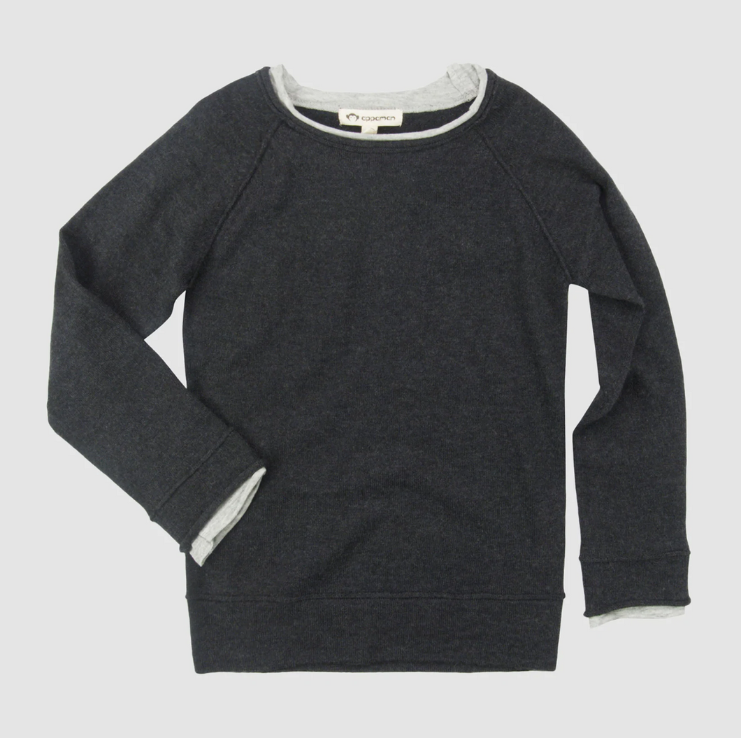 Jackson Charcoal Roll Neck Sweater