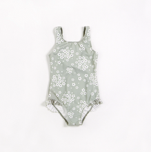 Load image into Gallery viewer, Sage Floral One-Piece Swimsuit
