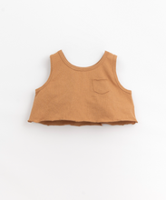 Load image into Gallery viewer, Dusty Rust Cropped Pocket Tank
