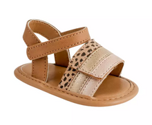 Load image into Gallery viewer, Cheetah Tri-Strap Infant Sandal
