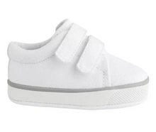 Load image into Gallery viewer, White Canvas Infant Sneaker
