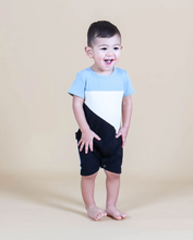 Load image into Gallery viewer, Colorblock Shortie Romper
