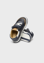 Load image into Gallery viewer, Navy Velcro Sneaker

