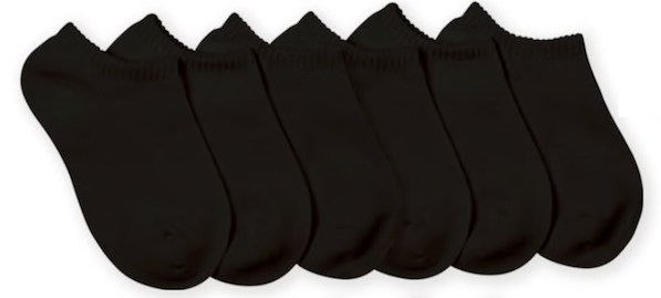 Black Seamless Sock (2-pack)