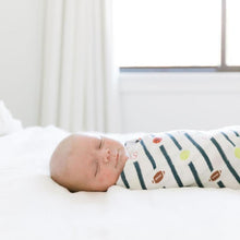 Load image into Gallery viewer, Play Ball Bamboo Muslin Swaddle
